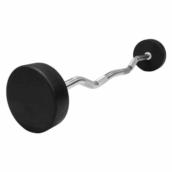 Round EZ Rubber Barbell