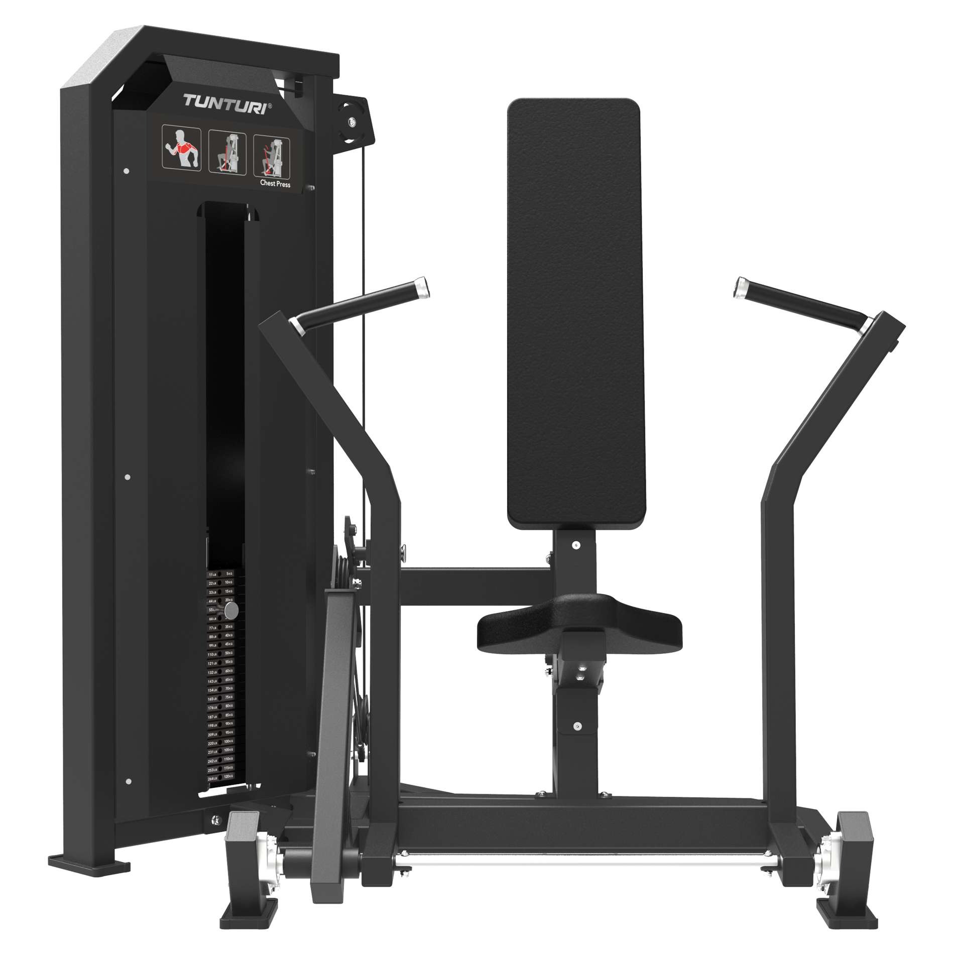 Tunturi Platinum - Chest Press - Selectorized - V-series - Image 7