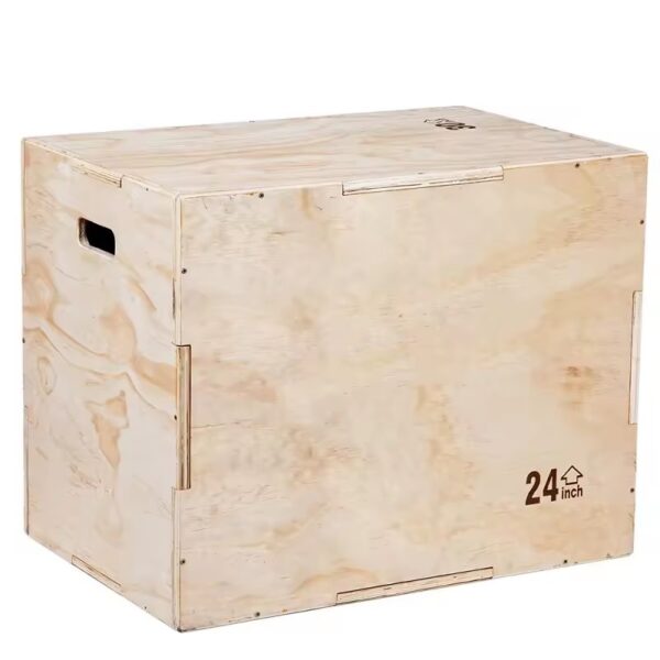 Fitness Cross Wooden Plyometric Box