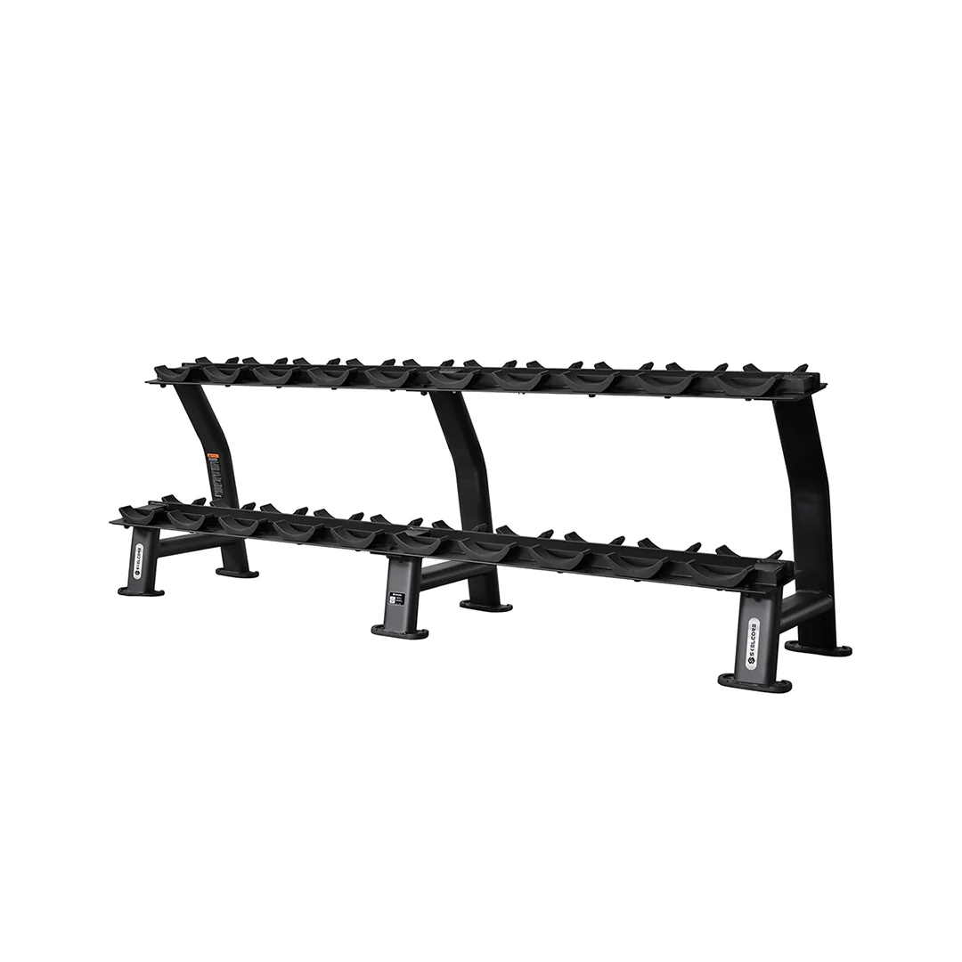 Skelcore 2 Tier Dumbbell Rack 03